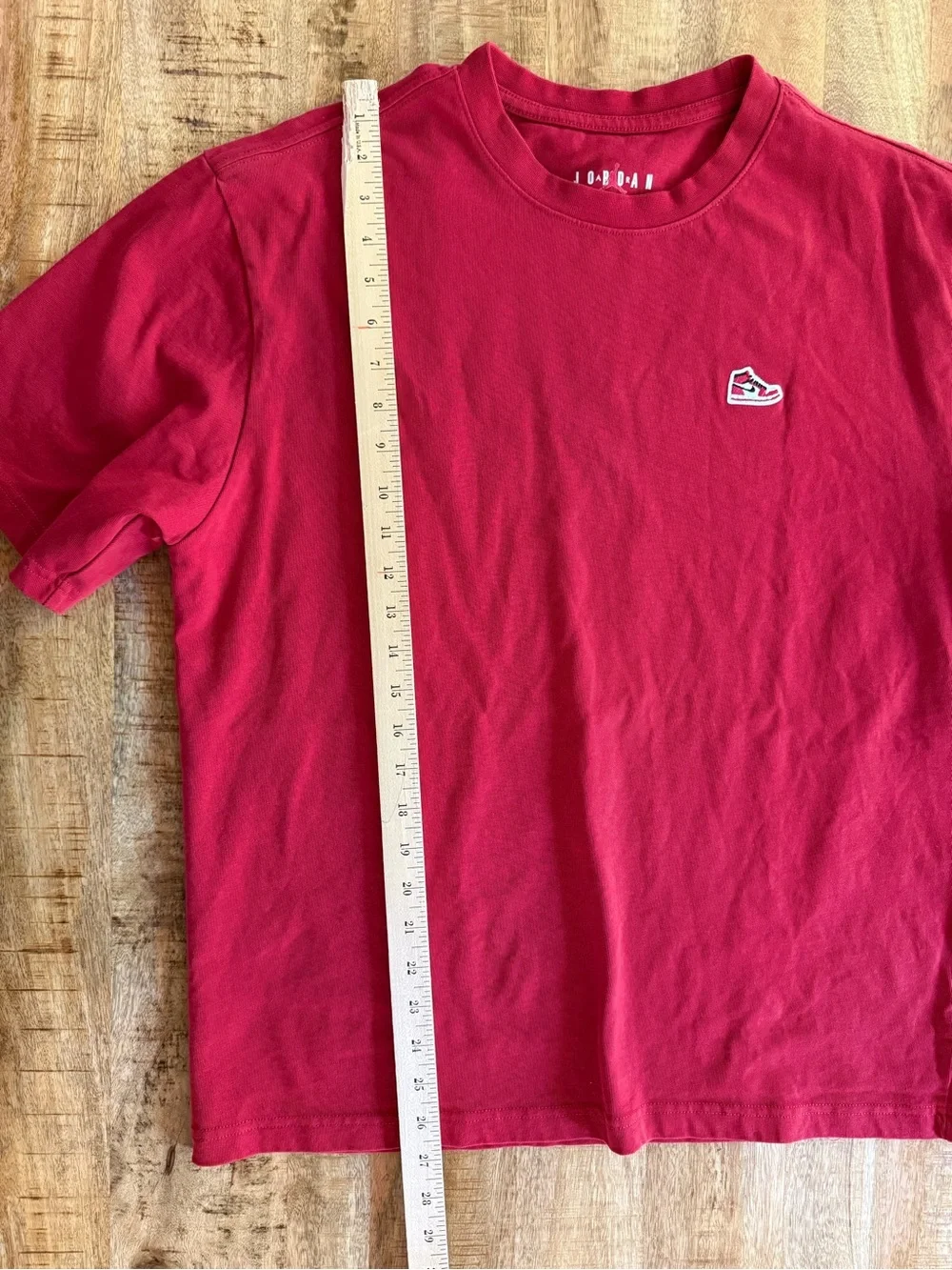 Jordan Air Jordan 1 Sneaker Logo Red T Shirt Men’s Large Embroidered Jumpman